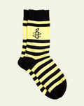 Amnesty Socken gelb/schwarz