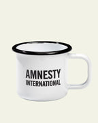 Tasse aus emailliertem Stahl