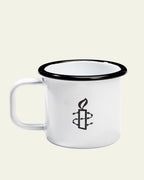 Tasse aus emailliertem Stahl