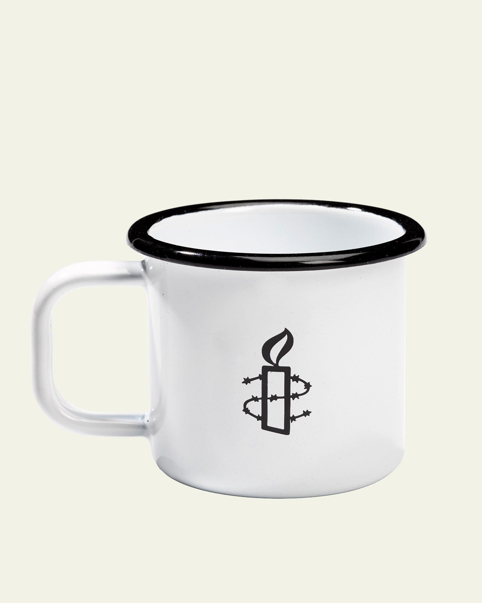 Tasse aus emailliertem Stahl