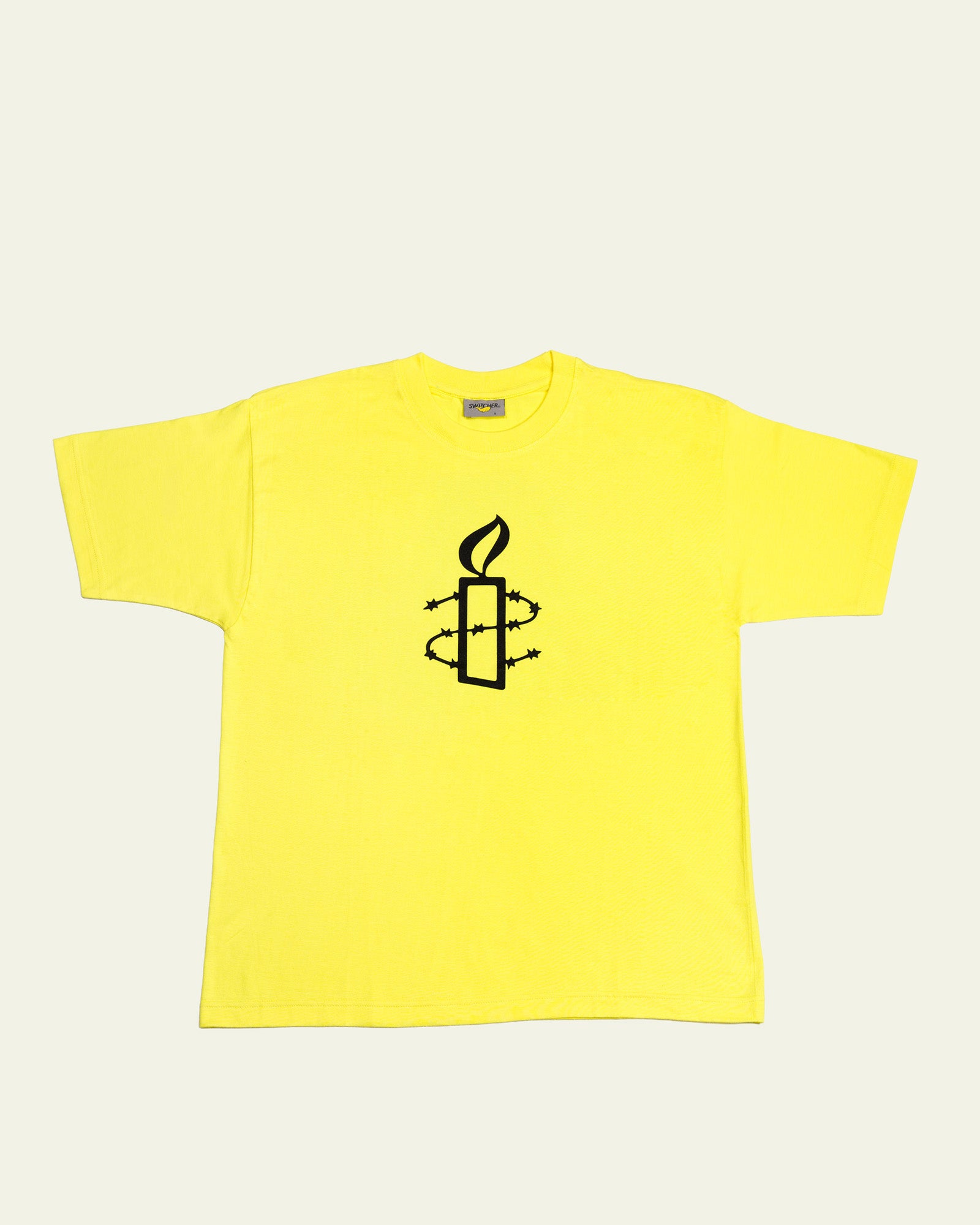 T-Shirt Amnesty Gelb