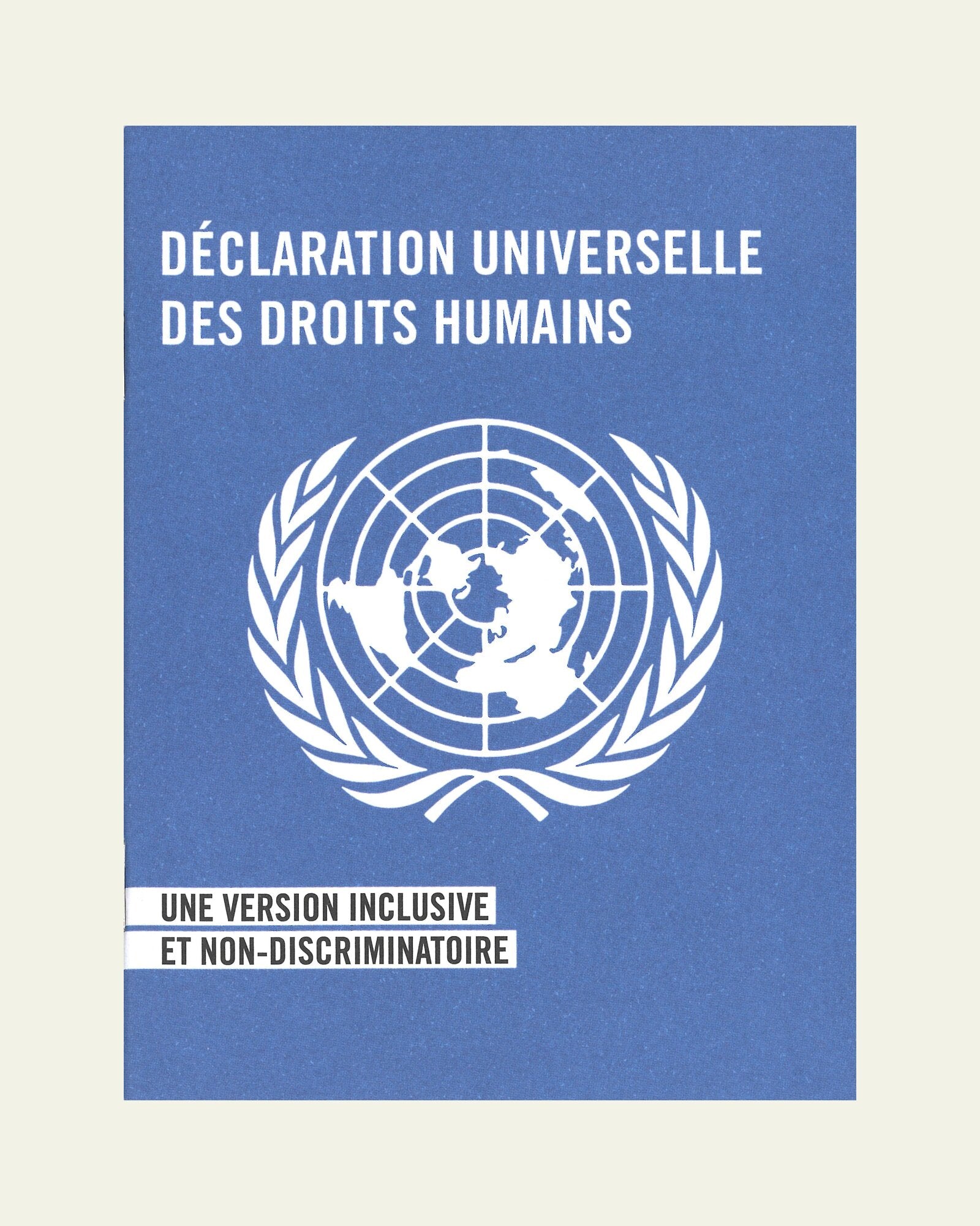 Déclaration Universelle des Droits d'Humains en langue inclusive