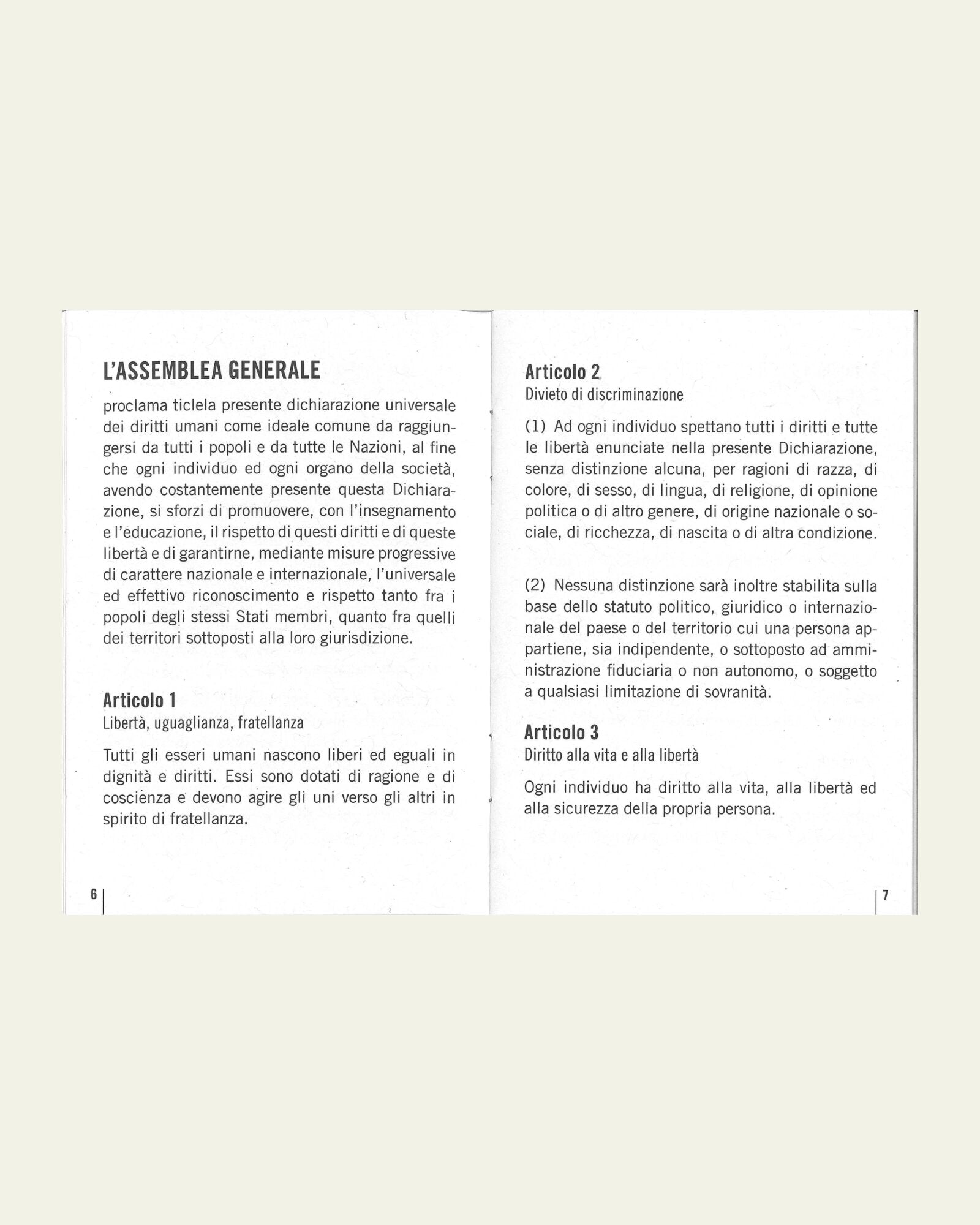 Déclaration universelle des droits humains