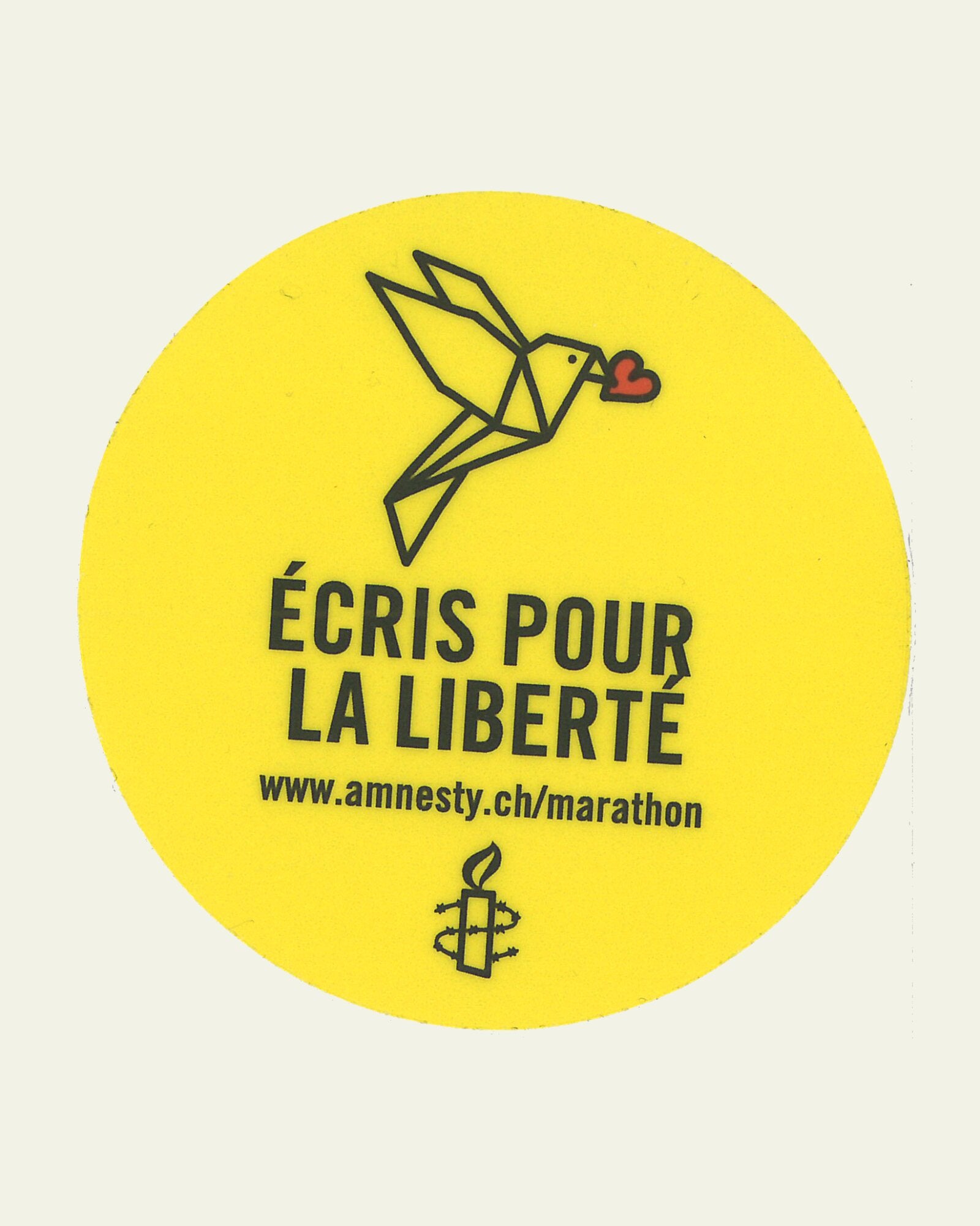 Autocollants pour le marathon des lettres 2025