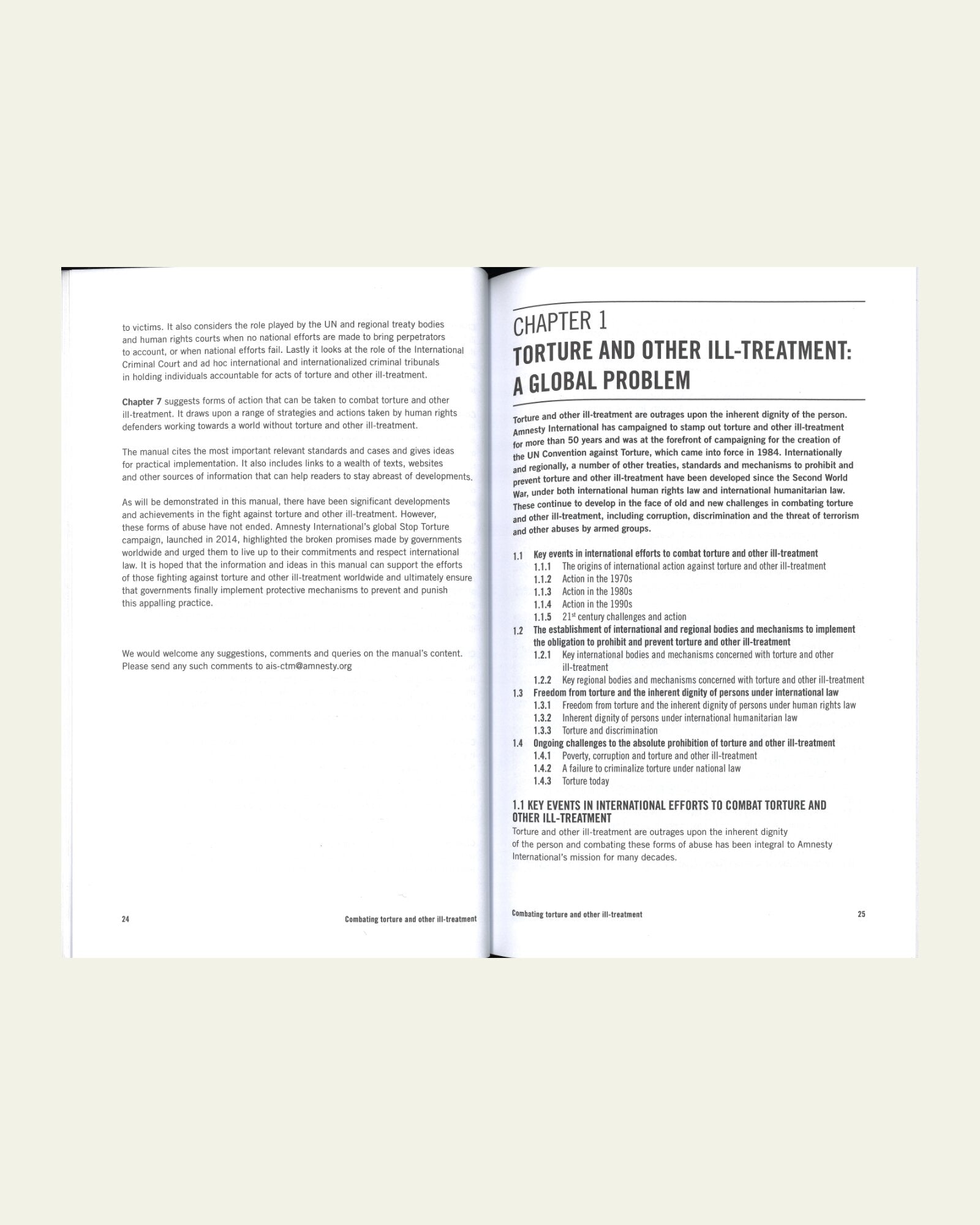 Combating Torture And Other Ill-Treatment