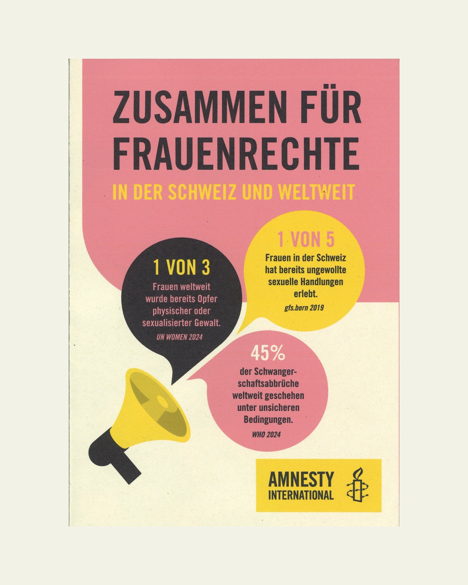 Flyer droits des femmes