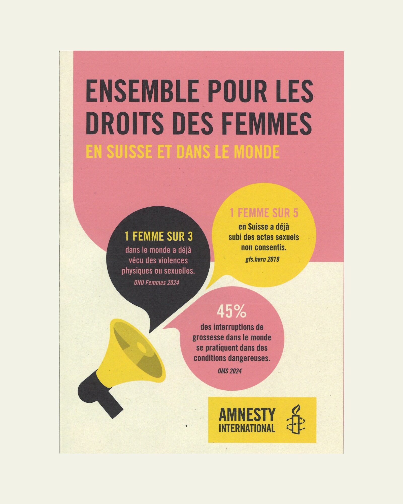 Flyer droits des femmes