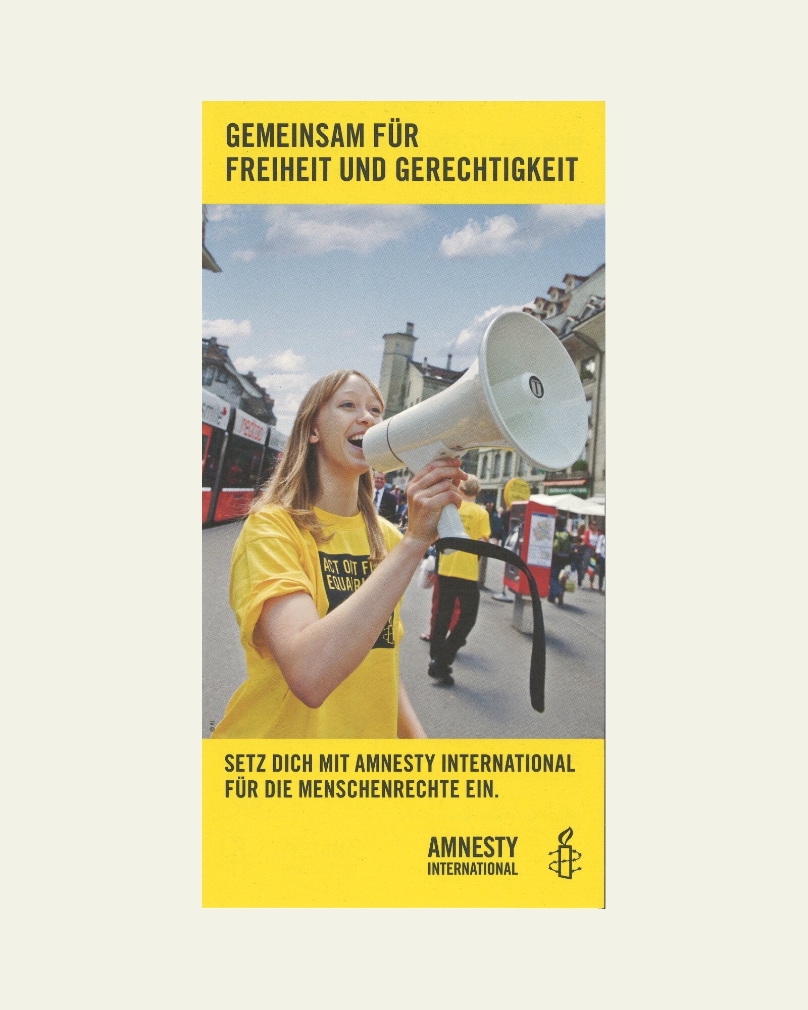 Flyer «Ensemble pour la liberté et la justice»