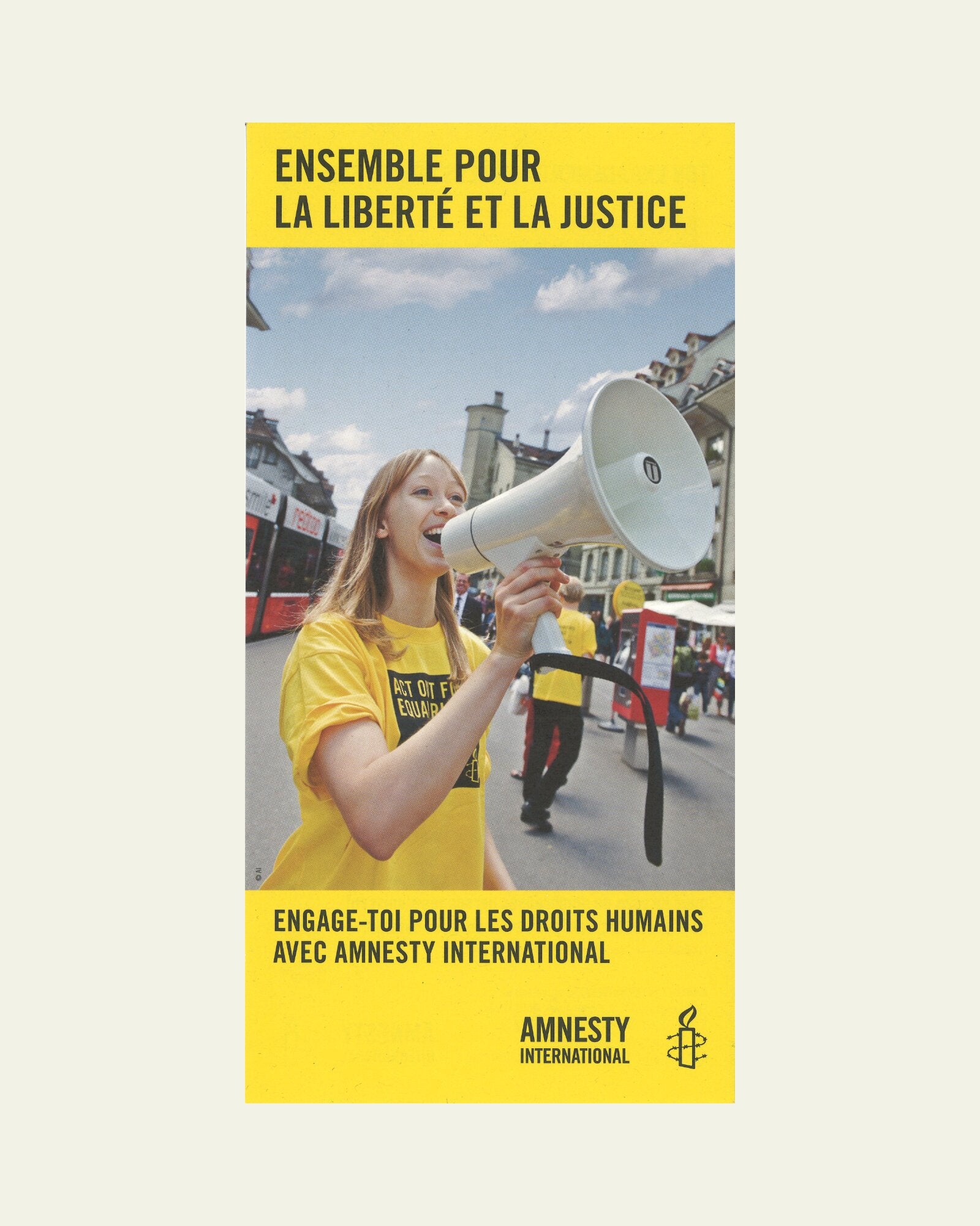 Flyer «Ensemble pour la liberté et la justice»