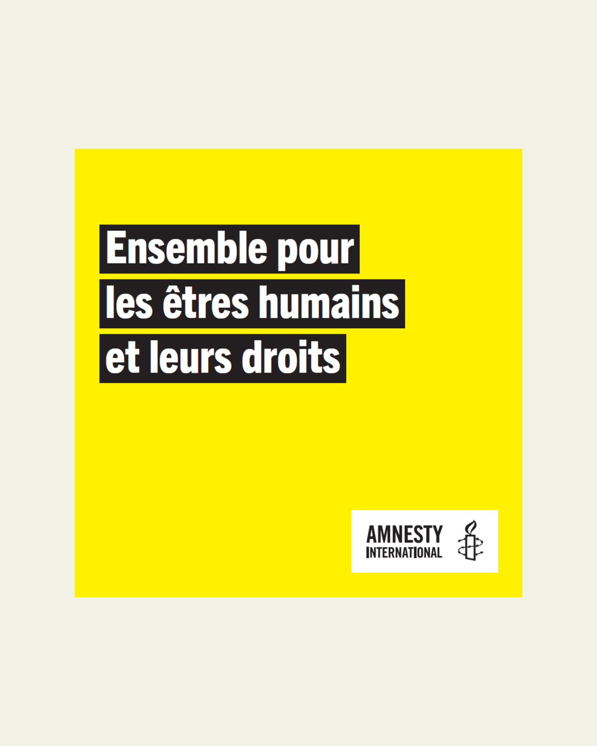 Präsentationsbroschüre Amnesty International im Pixi-Format