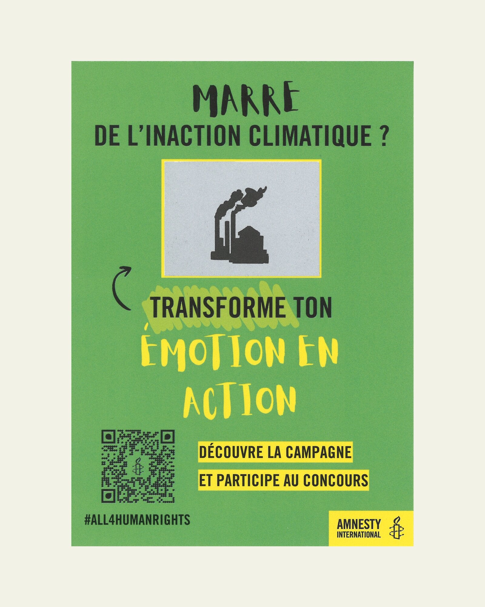 Cartes à gratter All4HumanRights sur la justice climatique