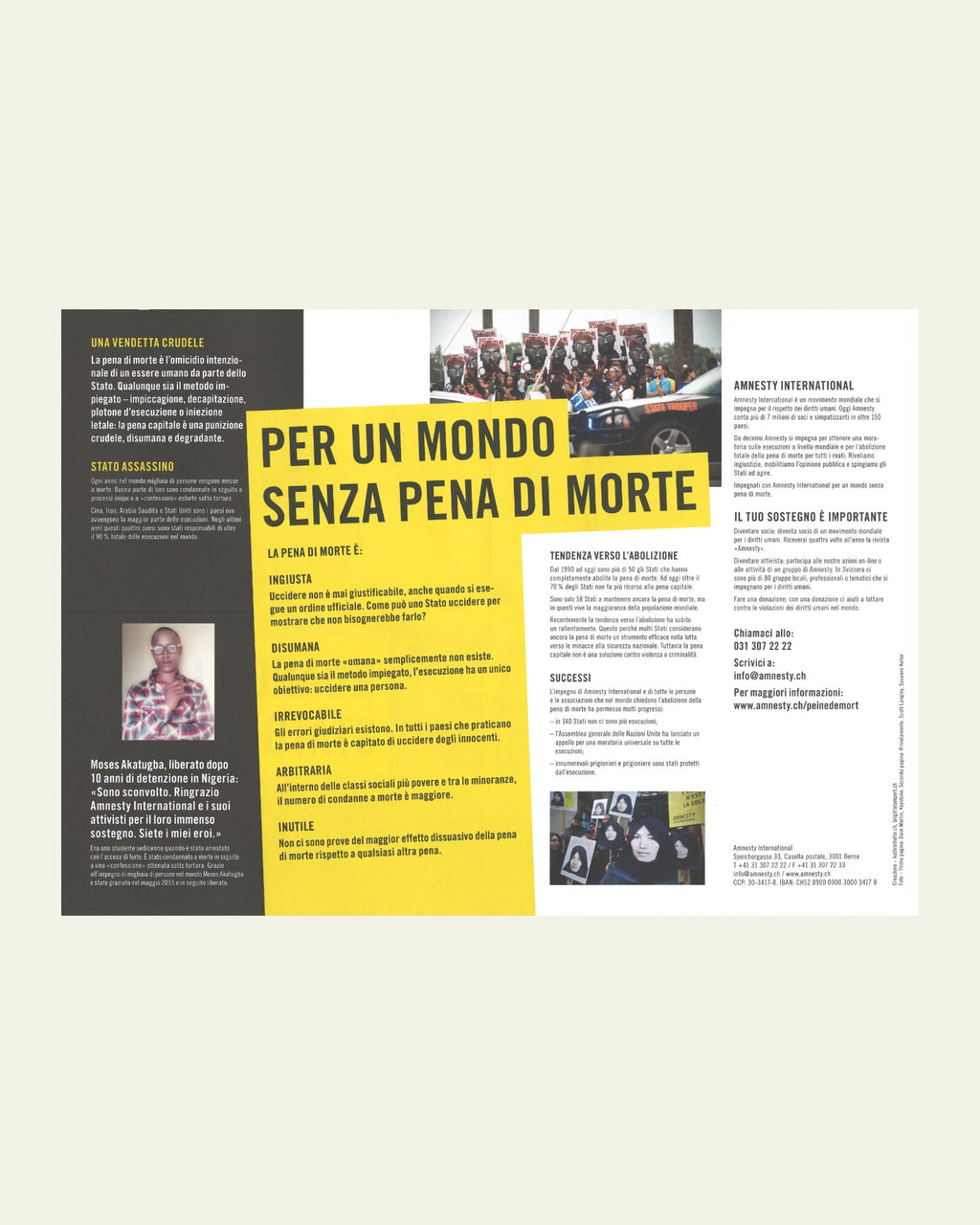 Flyer «Quand l’Etat tue»