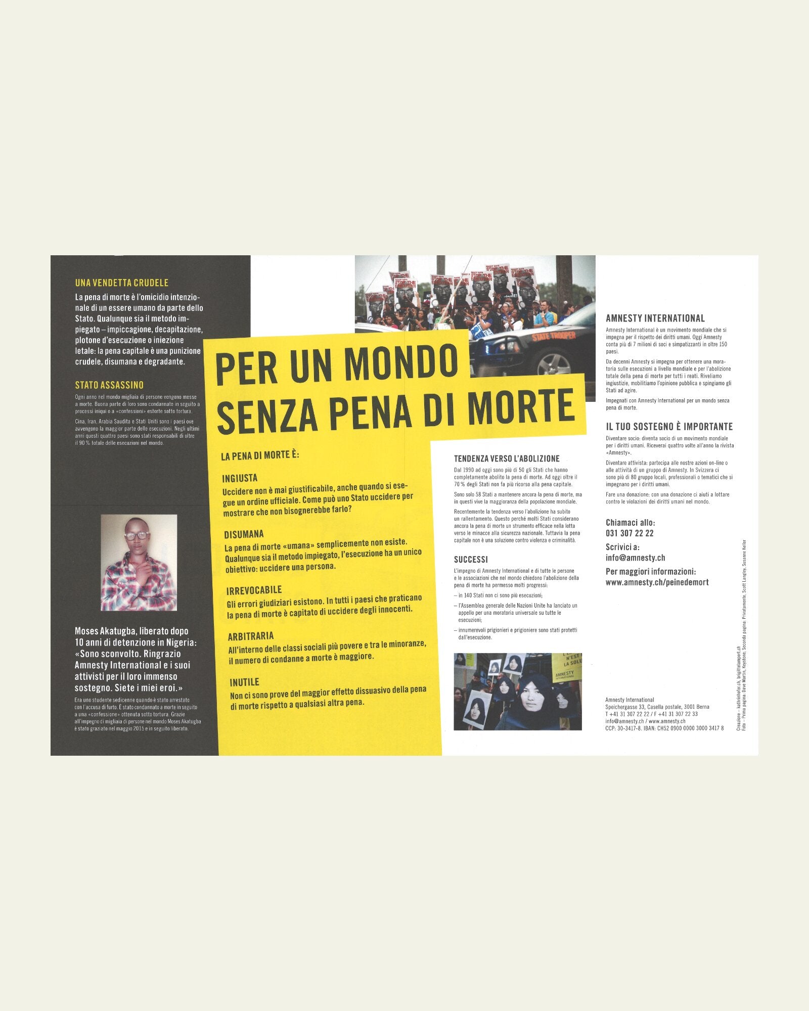 Flyer «Quand l’Etat tue»