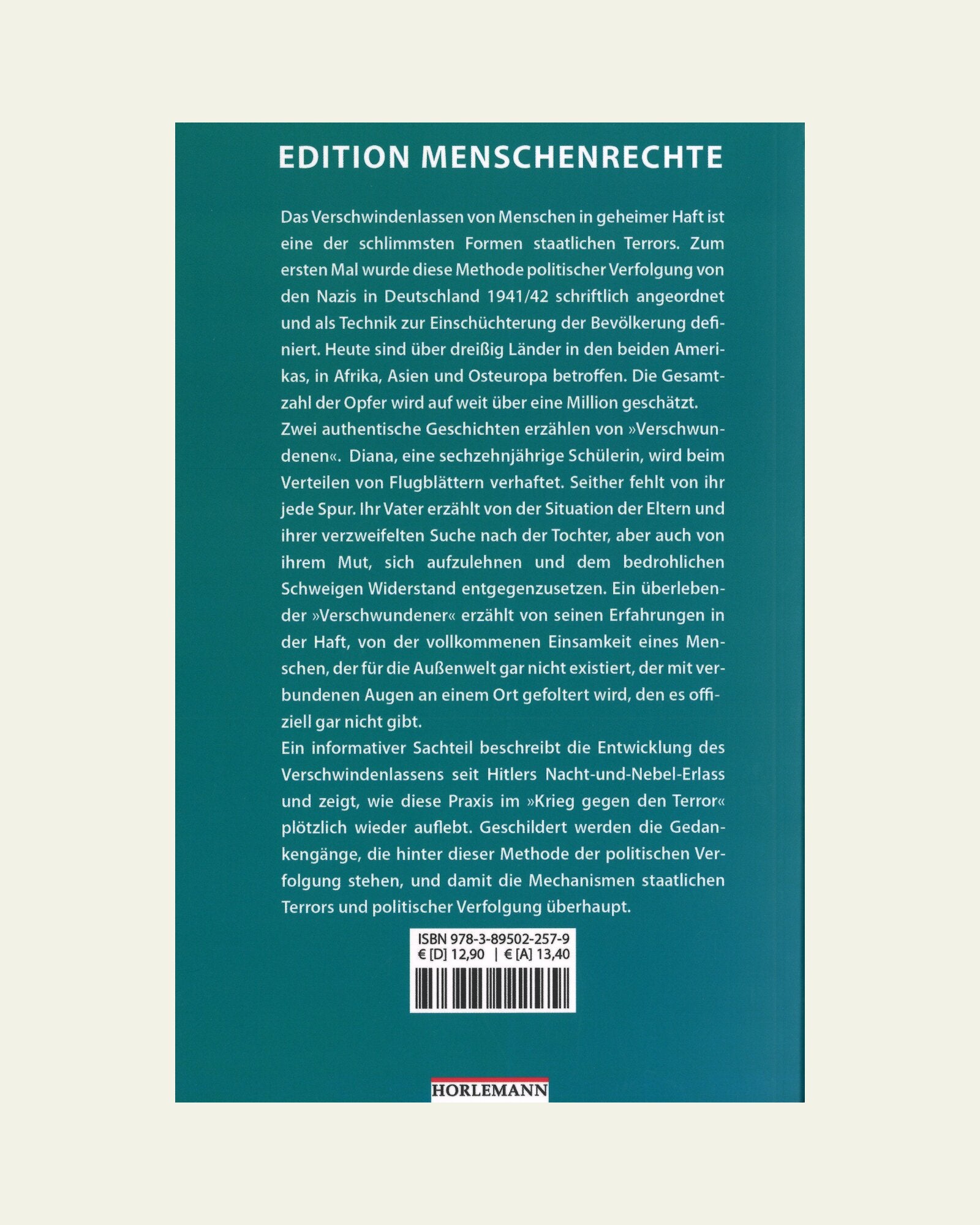Verschwunden: in geheimer Haft