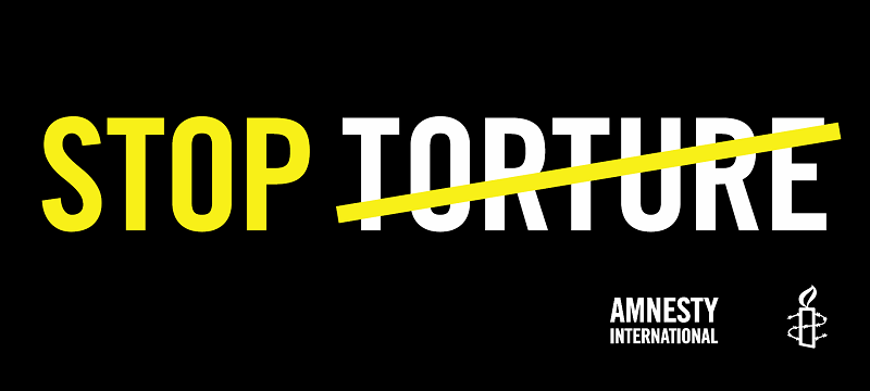 Banner «STOP FOLTER», zur Ausleihe in verschiedenen Sprachen