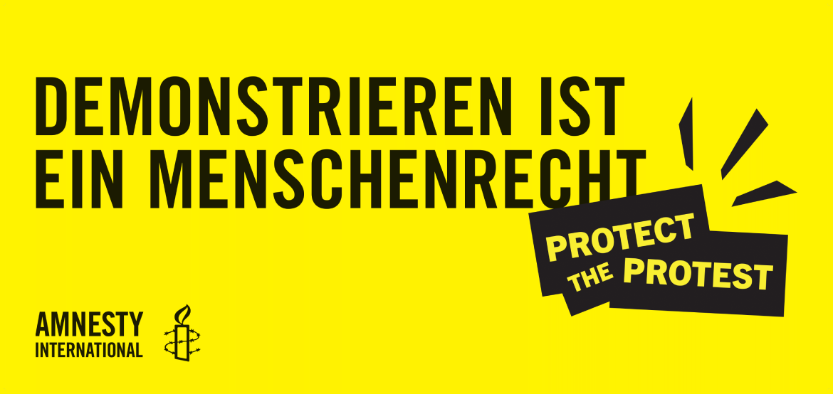 Banderole, « Protect the Protest »