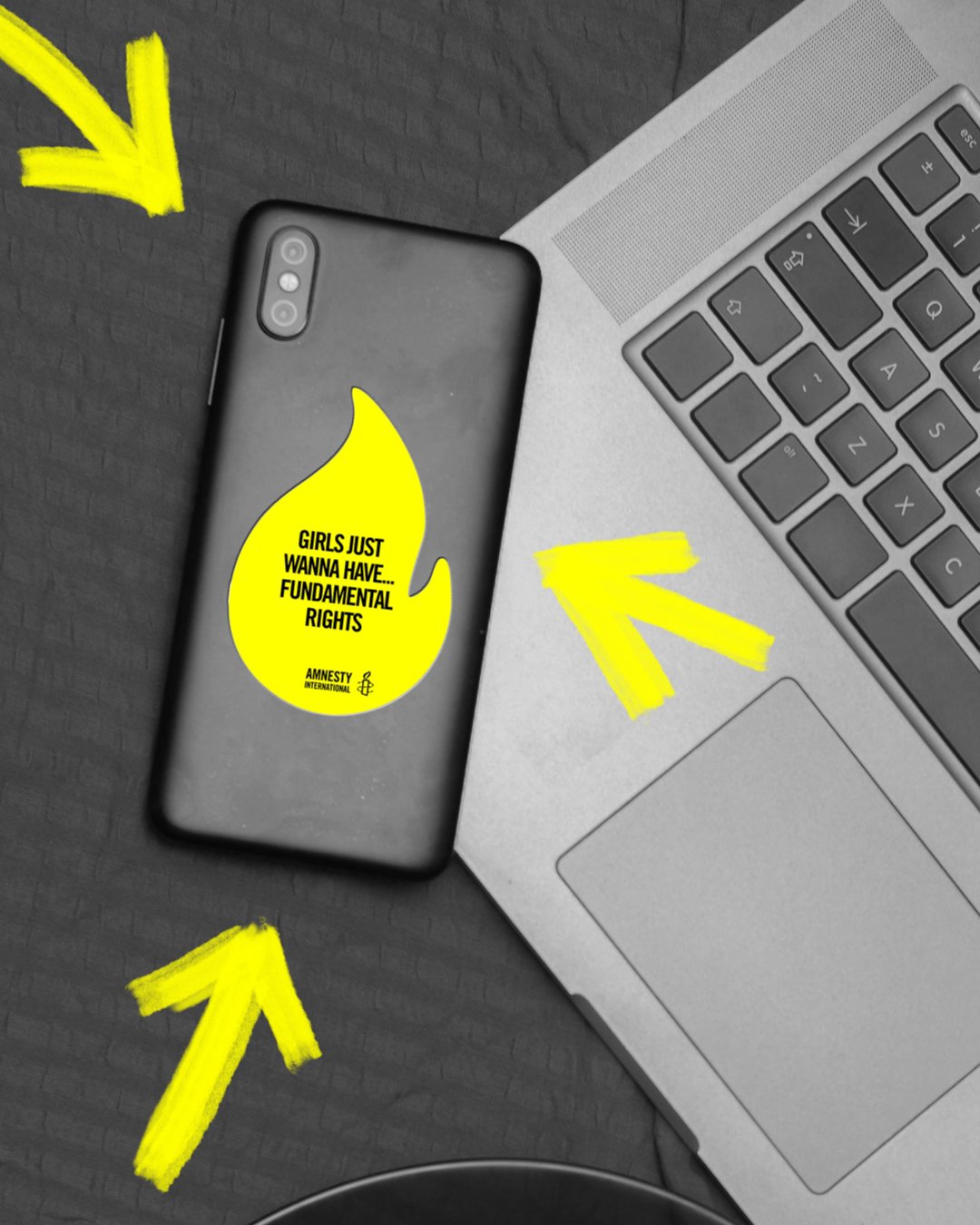 Sticker in Flammenform