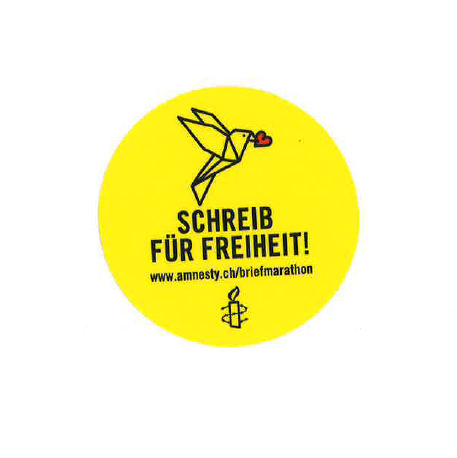 Sticker zum Briefmarathon 2025