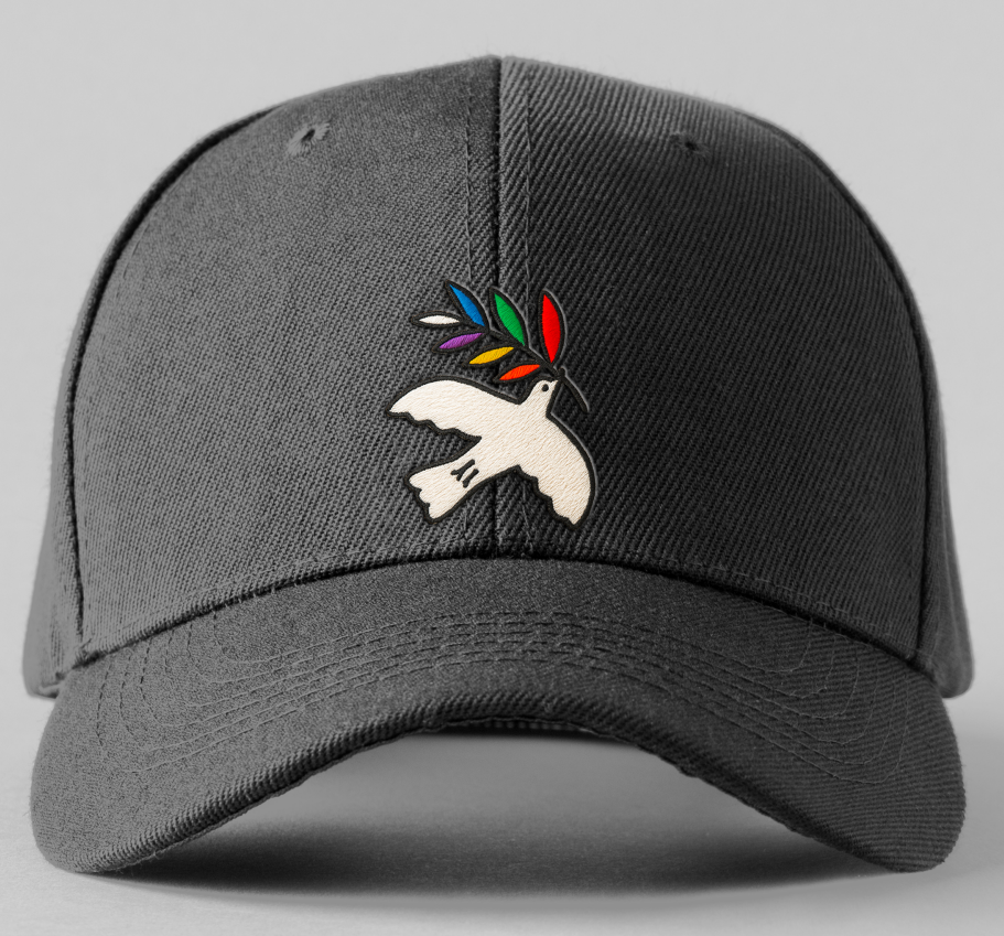 Cap mit Friedenstaube