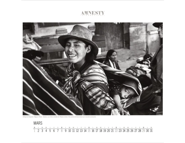 Calendrier Prestige 2026 Bolivie