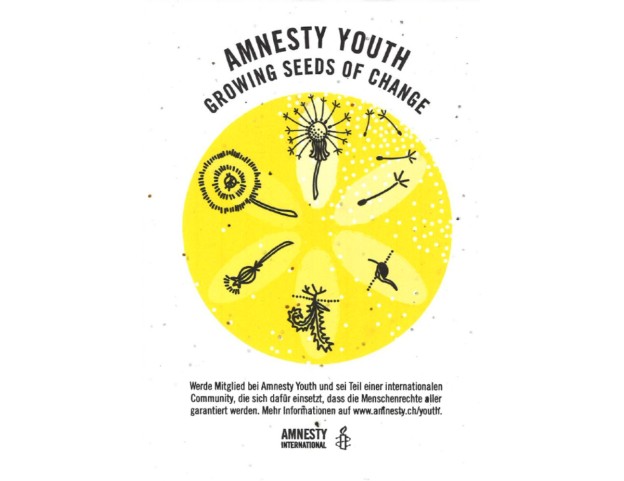 Flyer Amnesty Youth - Samenpapier