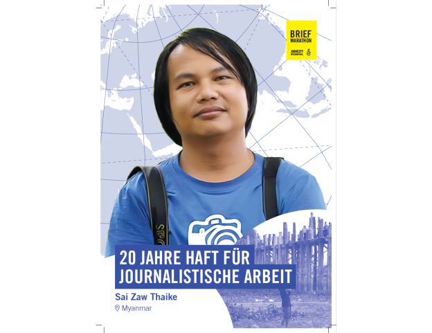 5er Set Flyer zum Briefmarathon 2025 (A5)