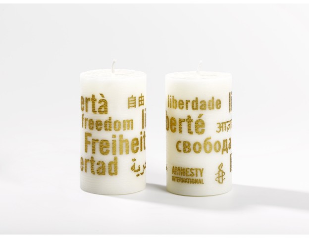 Olivenwachskerzen 2er-Set 