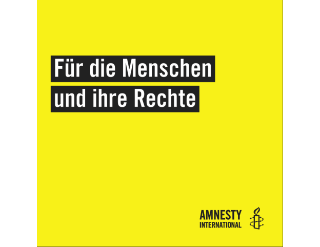 Präsentationsbroschüre Amnesty International im Pixi-Format