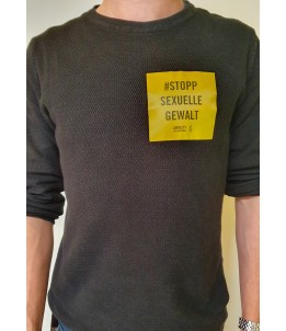 Textilkleber «#Stopp Sexuelle Gewalt»  
