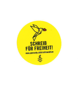Sticker zum Briefmarathon 2025