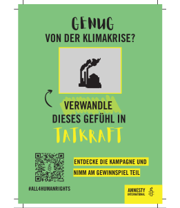 Rubbellose All4HumanRights zur Klimakrise