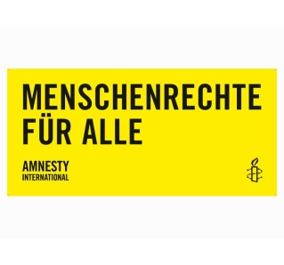 Banner "Menschenrechte für alle"