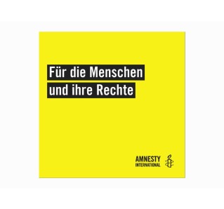 Präsentationsbroschüre Amnesty International im Pixi-Format