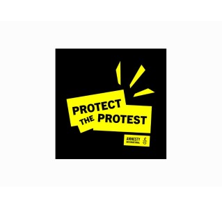 Sticker: "Protect the Protest" 