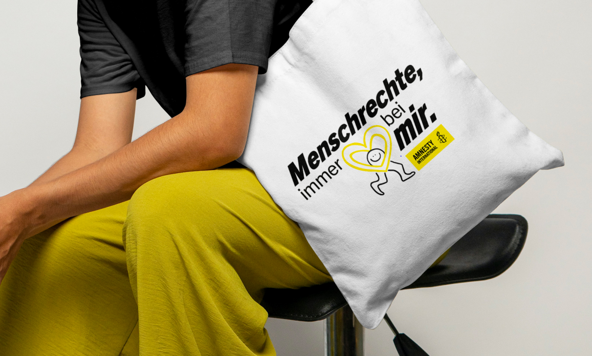 Tote Bag «Menschenrechte, immer bei mir»